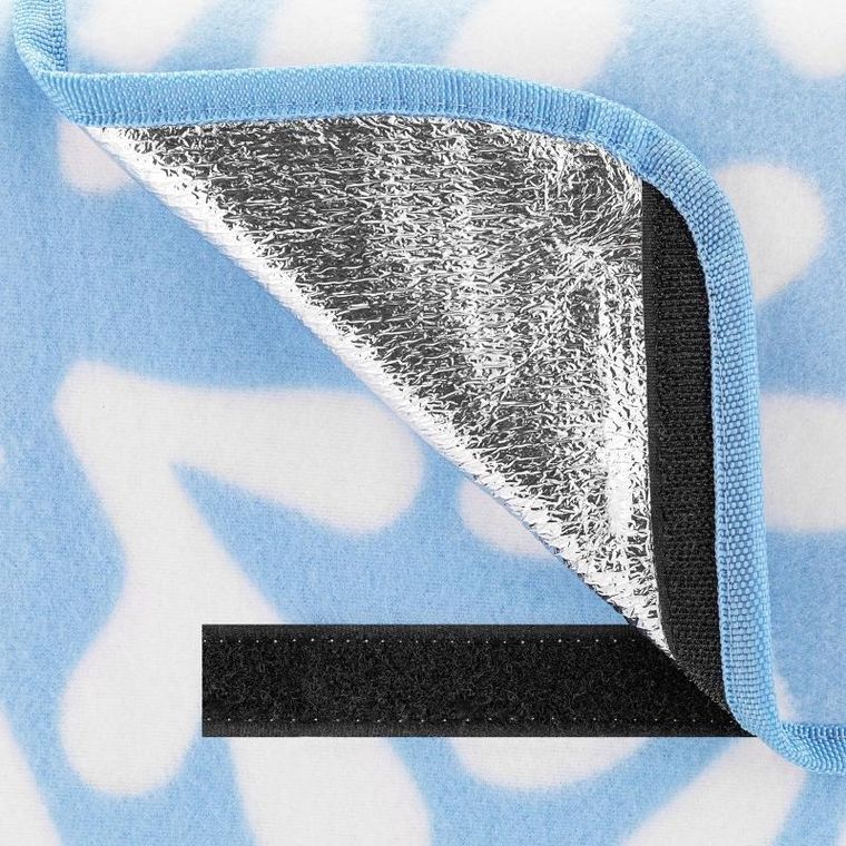 Spokey, Breeze XL, trzywarstwowy koc piknikowy, 210-150 cm