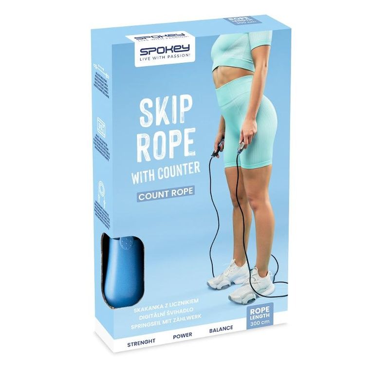Spokey, Count Rope, skakanka z licznikiem skoków i kalorii