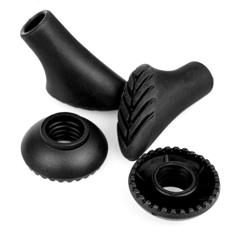 Spokey, Meadow, kije nordic walking, czarno-niebieskie, 105-135 cm