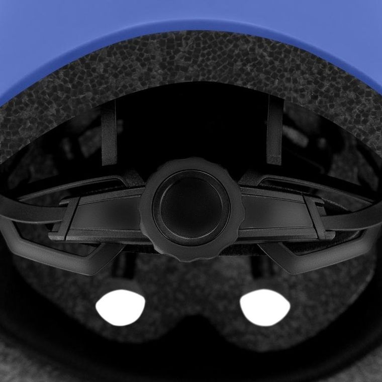 Spokey, Pumptrack, kask, niebieski, rozmiar M, 54-58 cm