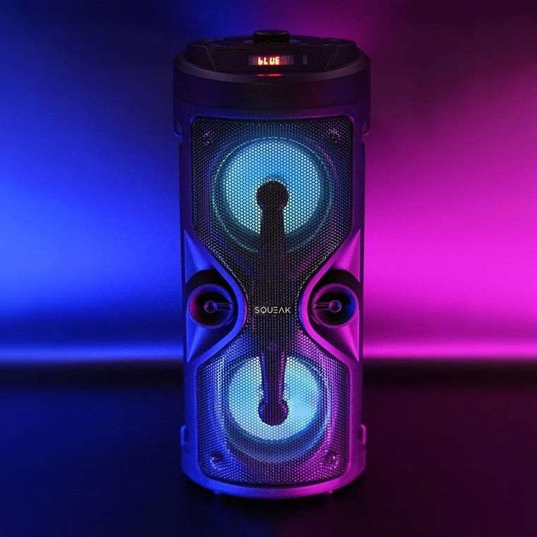 Squeak, głośnik karaoke harmony bluetooth 5.0, radio fm, microsd, aux, USB sq1004