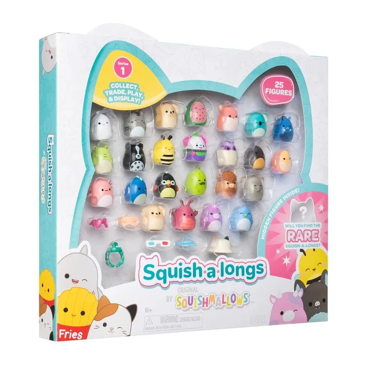 Squish-a-longs, zestaw figurek, 25 szt.