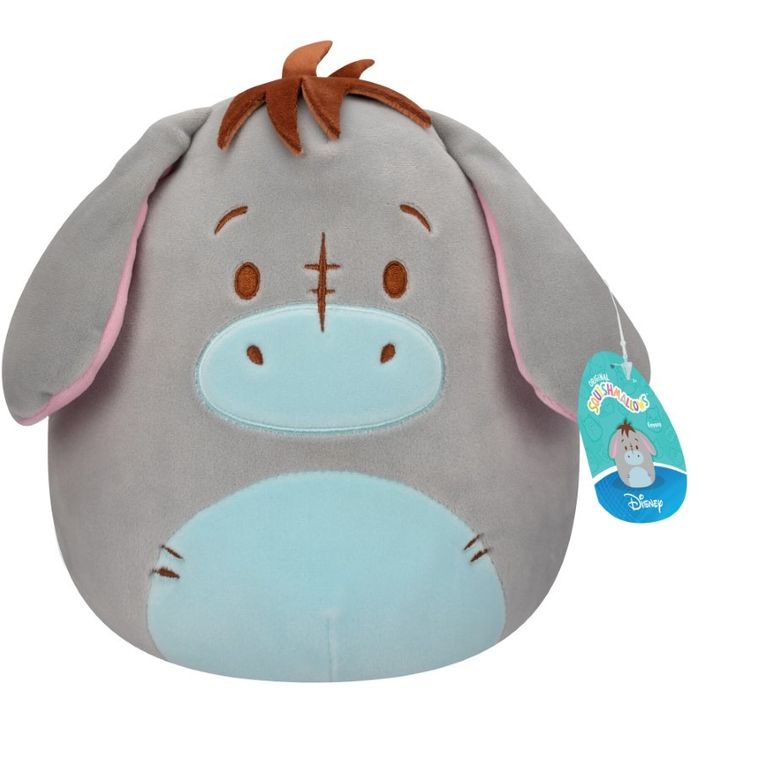 Squishmallows, Disney, Kubuś Puchatek, Kłapouchy, maskotka, 18 cm