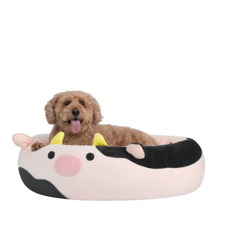 Squishmallows, legowisko dla psa, rozmiar L, 76 cm, Connor The Cow