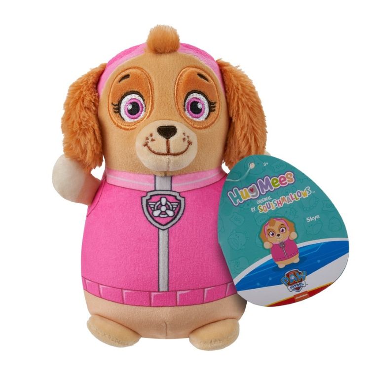 Squishmallows, Medium Plush, Hugmees, Psi Patrol, Skye, maskotka, 25 cm