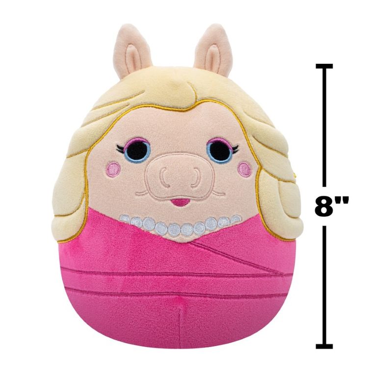 Squishmallows, Muppety, Panna Świnka Piggy, maskotka, 20 cm