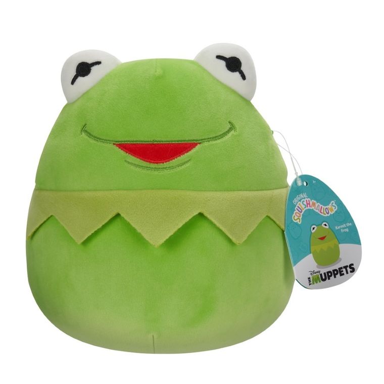Squishmallows, Muppety, Żaba Kermit, maskotka, 20 cm