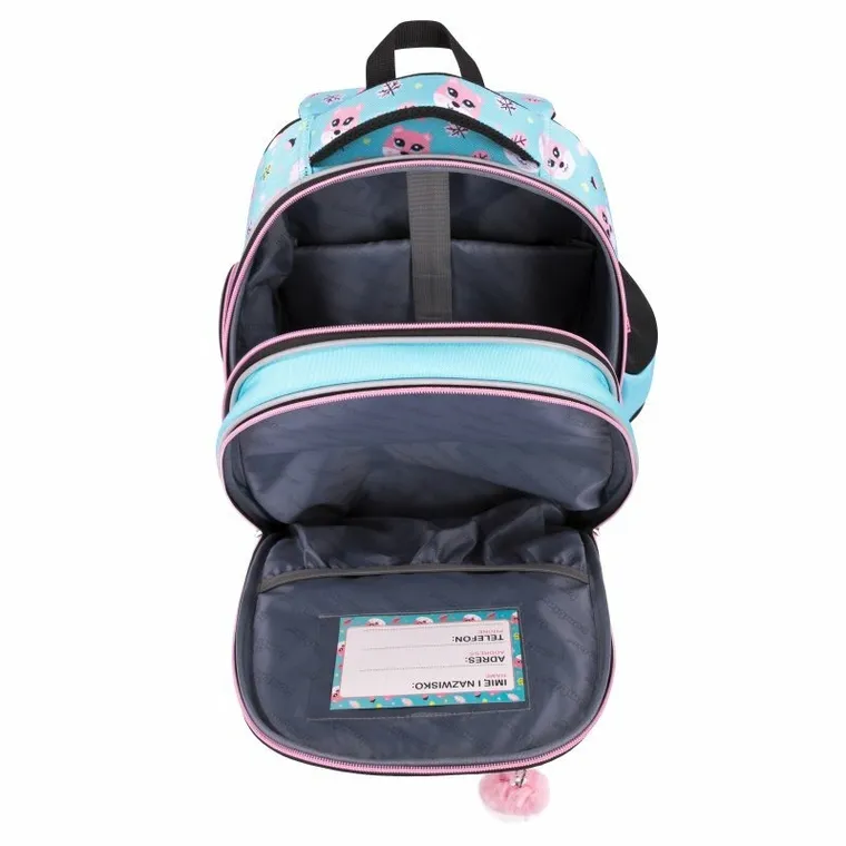 St.Majewski, plecak szkolny, 2-komorowy, Wiewiórka