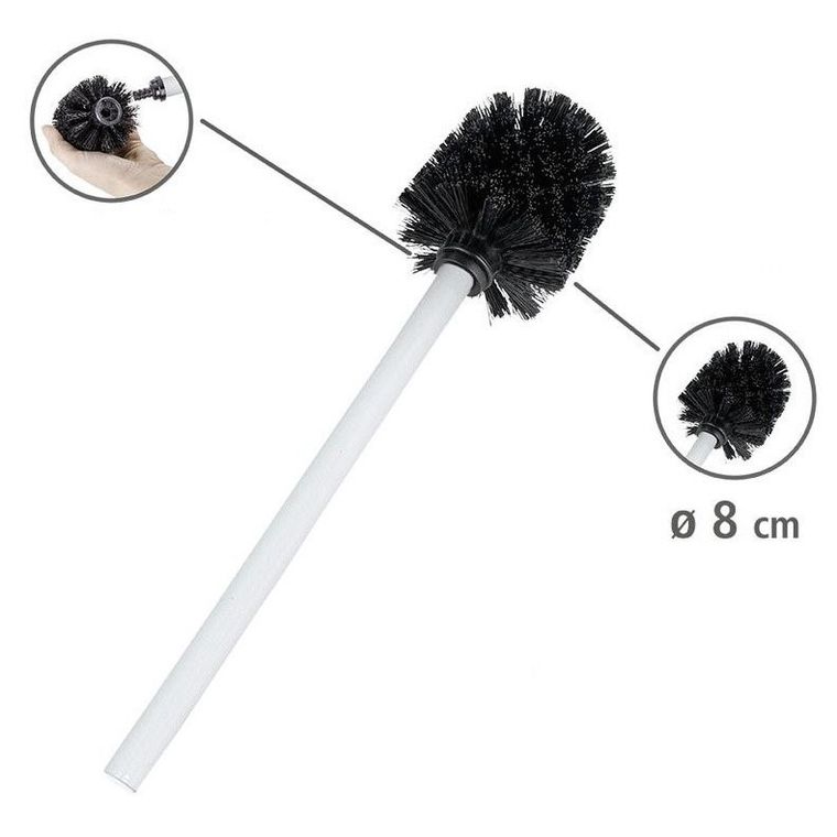 Stojak na papier toaletowy i szczotkę do WC, Rivalta white 3w1