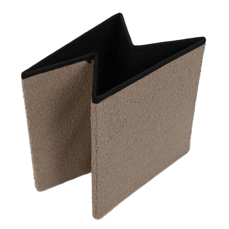 Storage Solutions, pufa ze schowkiem, Boucle Bini, 38-38-38 cm