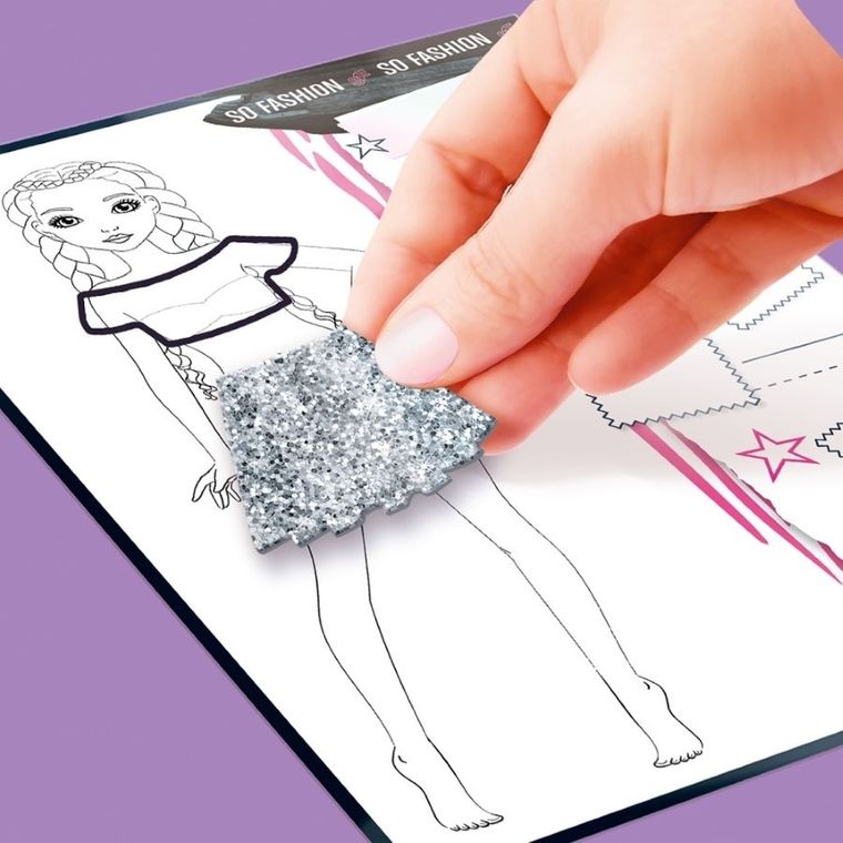 Style4Ever, Projekt Moda, Szkicownik, zestaw kreatywny z naklejkami