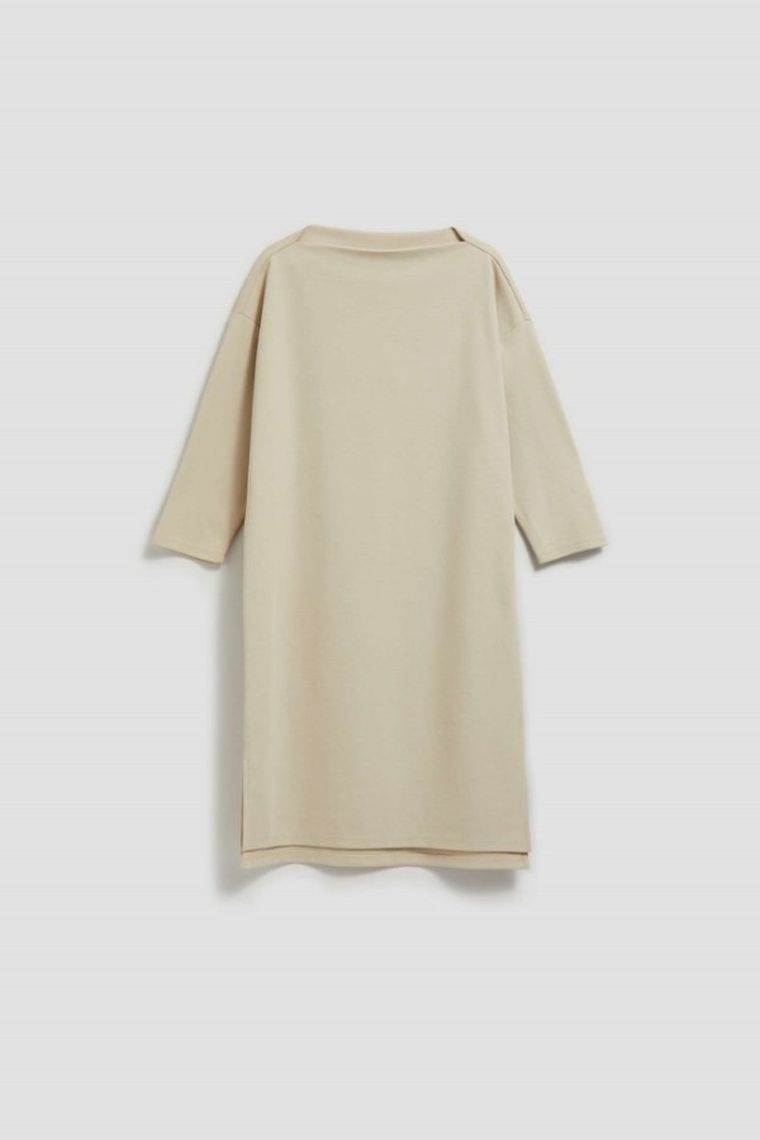 Sukienka damska, beżowa, Moodo