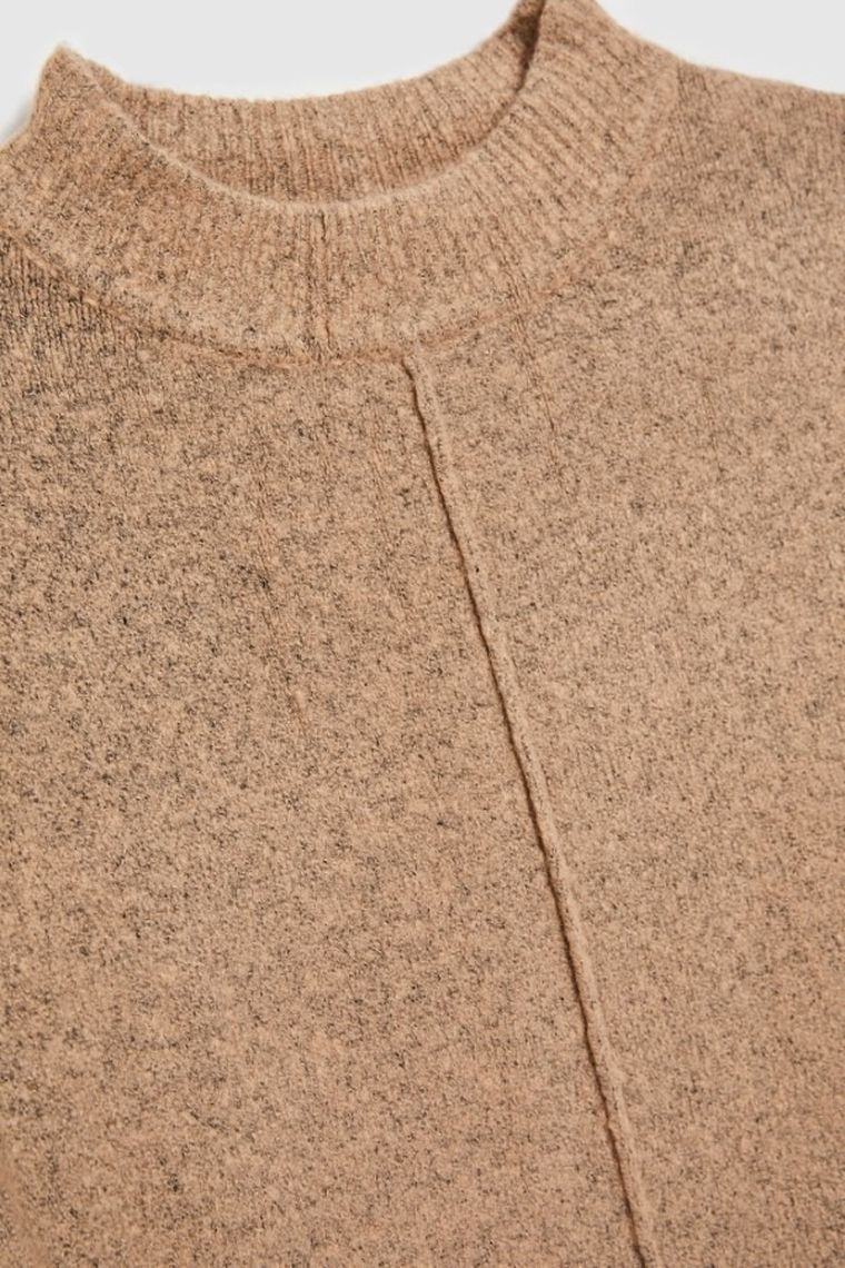 Sukienka damska, beżowa, Moodo