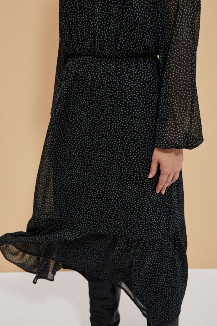 Sukienka damska, czarna, Moodo