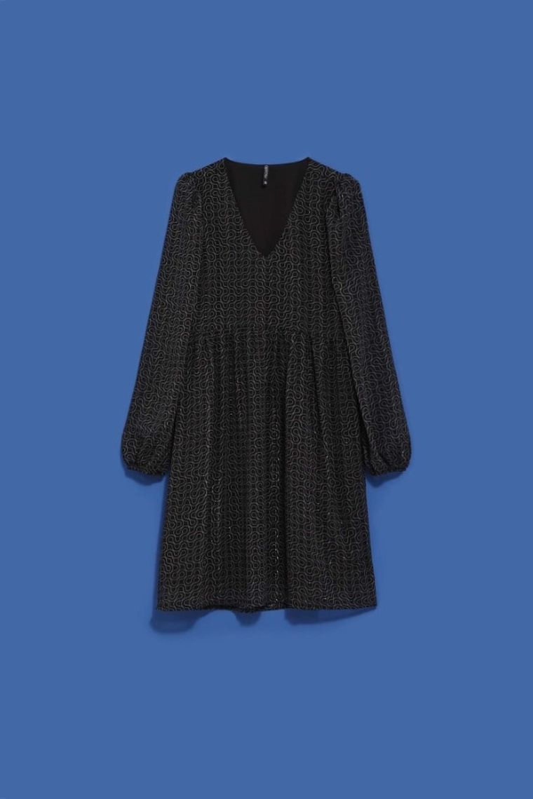 Sukienka damska, czarna, Moodo