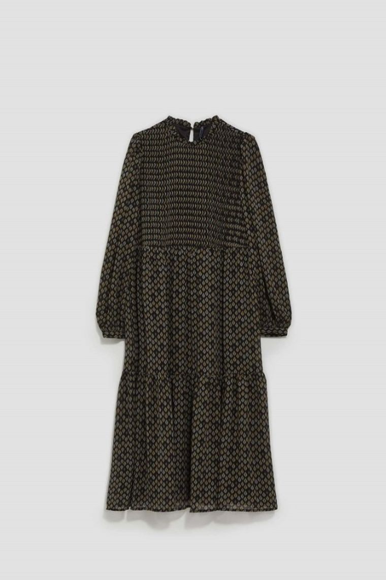 Sukienka damska, czarna, Moodo