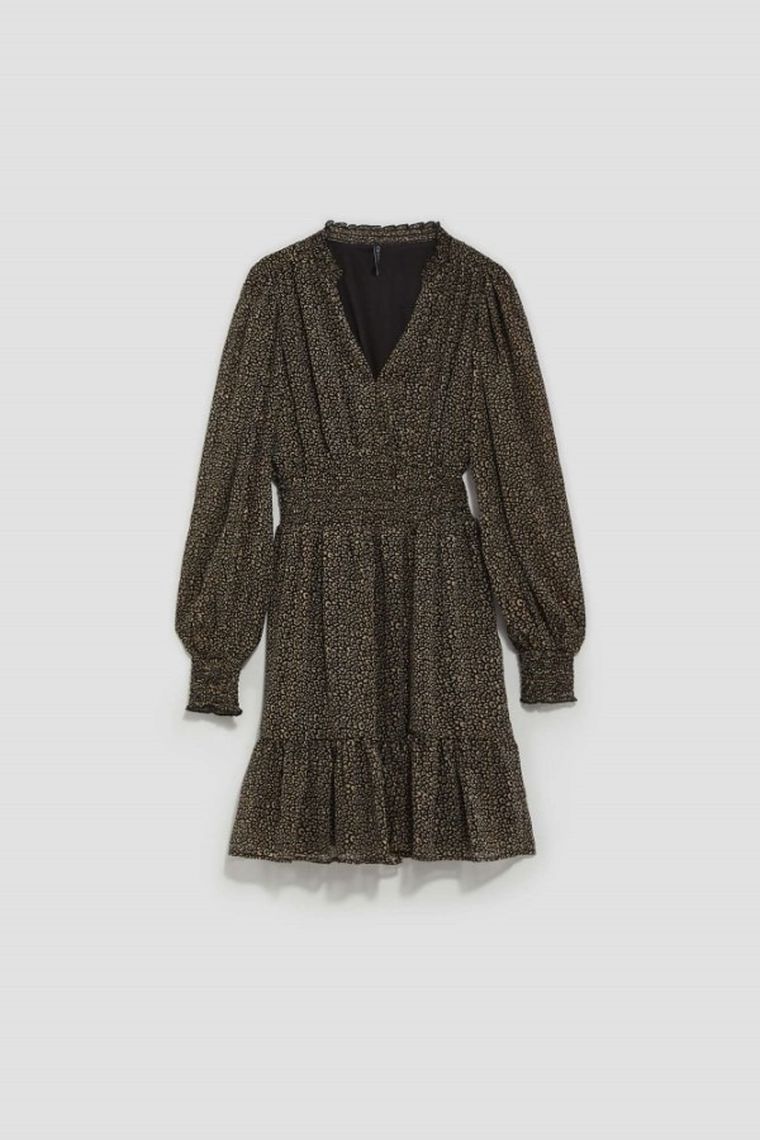 Sukienka damska, czarna, Moodo