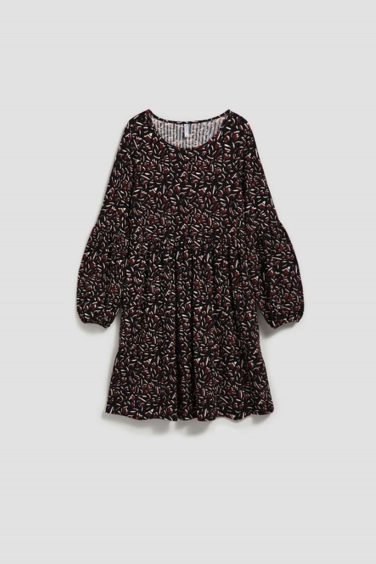 Sukienka damska, czarna, Moodo