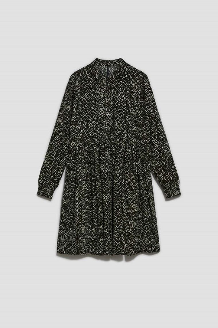 Sukienka damska, czarna, Moodo