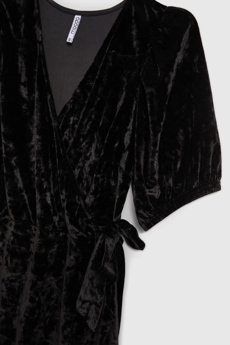 Sukienka damska, czarna, Moodo