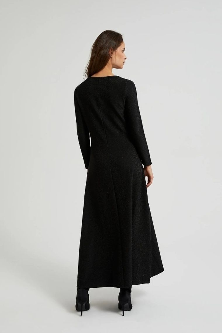 Sukienka damska, czarna, Moodo