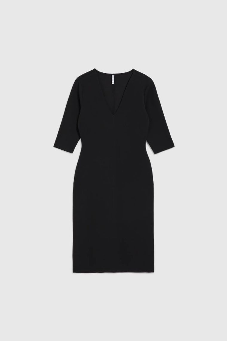 Sukienka damska, czarna, Moodo