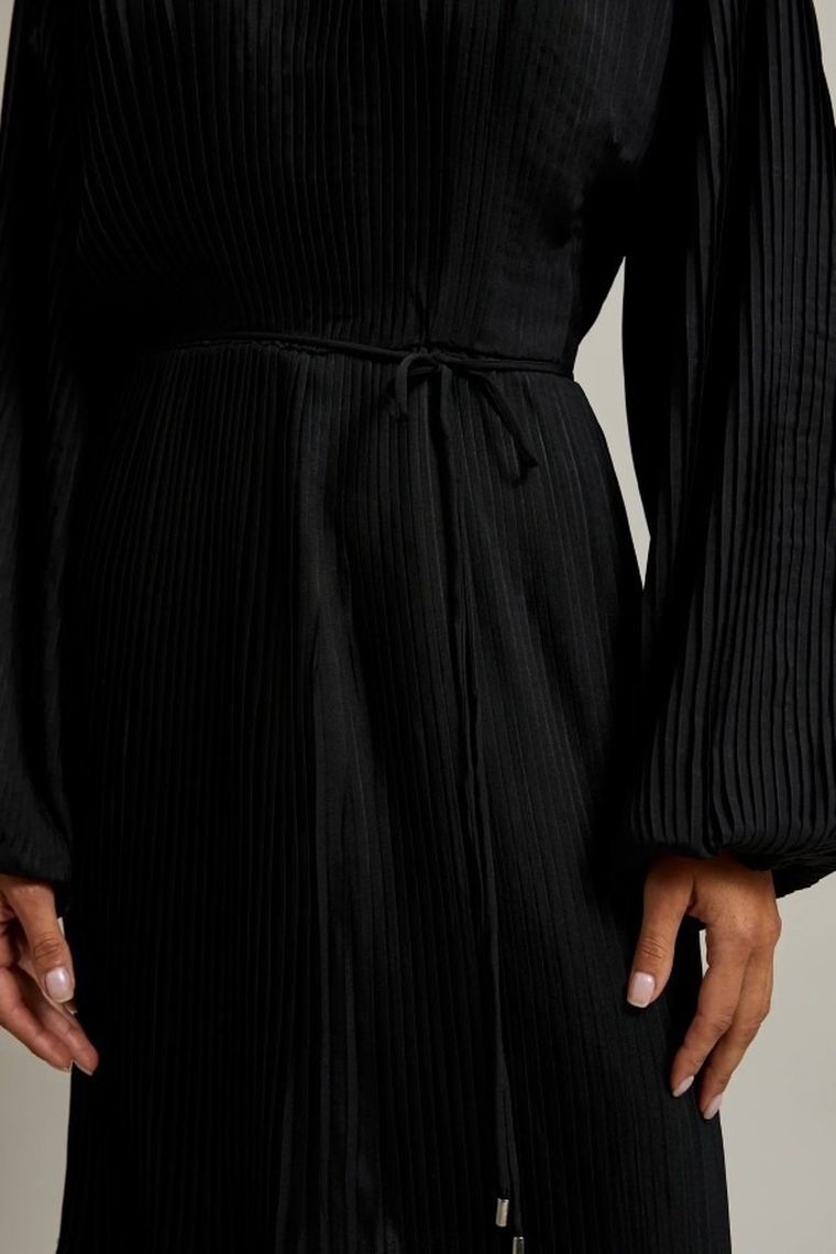 Sukienka damska, czarna, Moodo