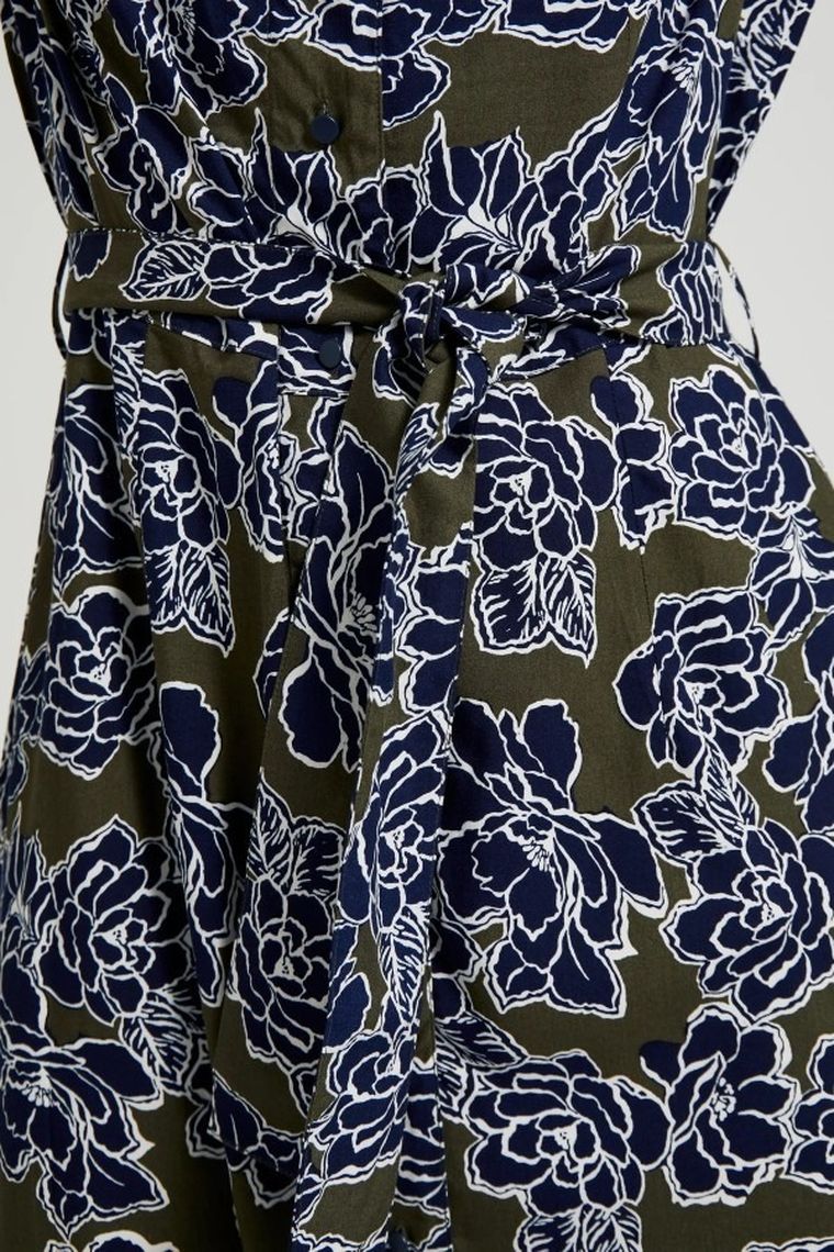 Sukienka damska, khaki, Moodo