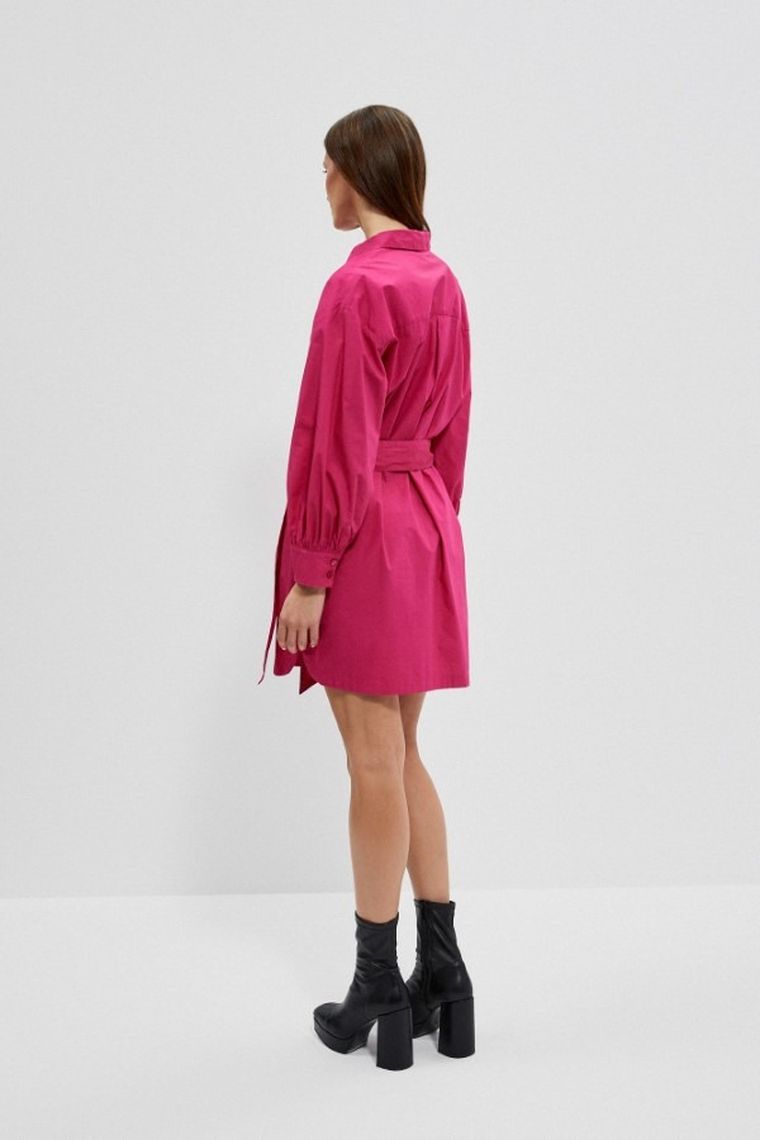 Sukienka damska, różowa, Moodo