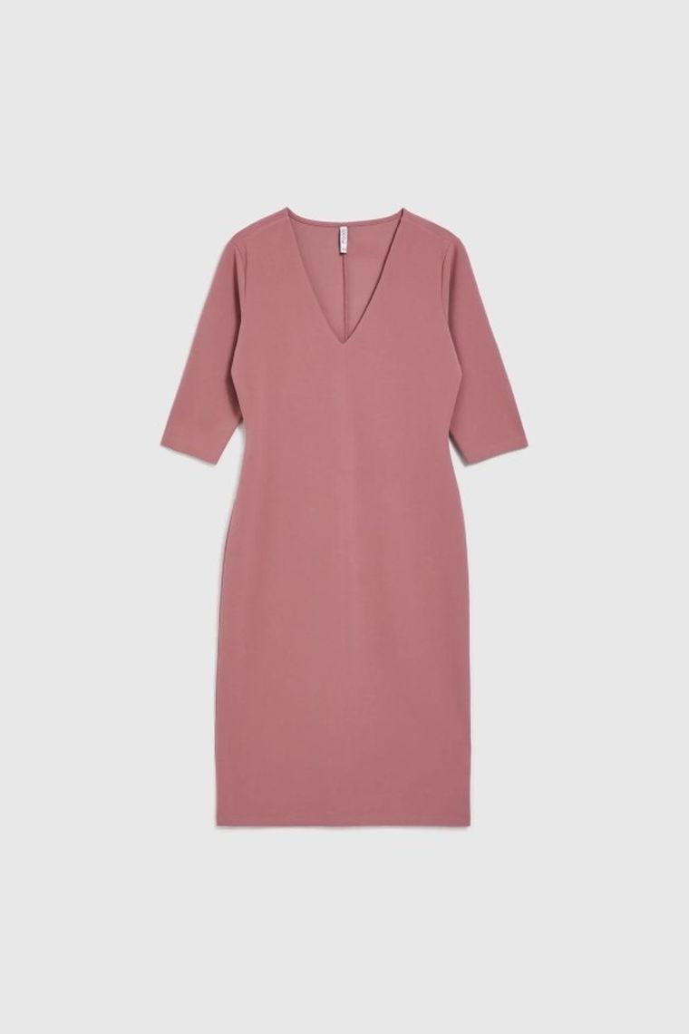 Sukienka damska, różowa, Moodo