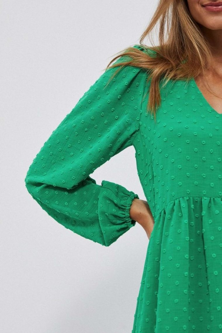 Sukienka damska, zielona, Moodo