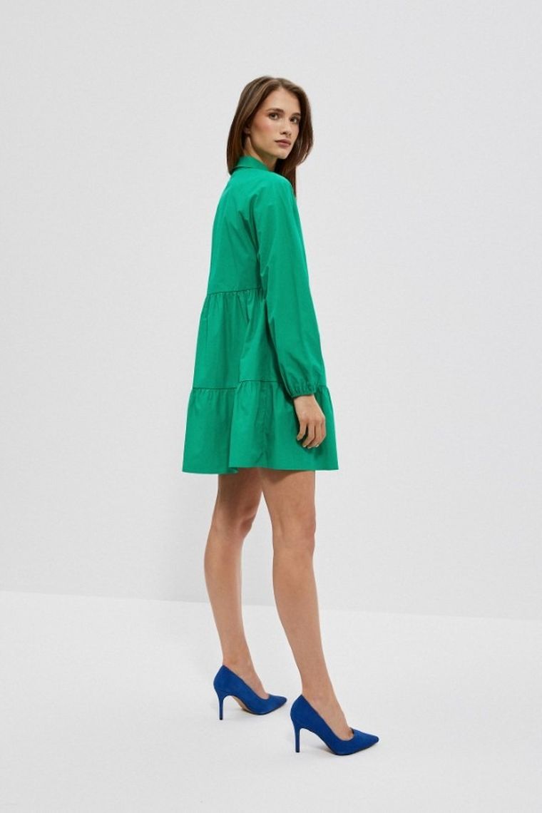 Sukienka damska, zielona, Moodo