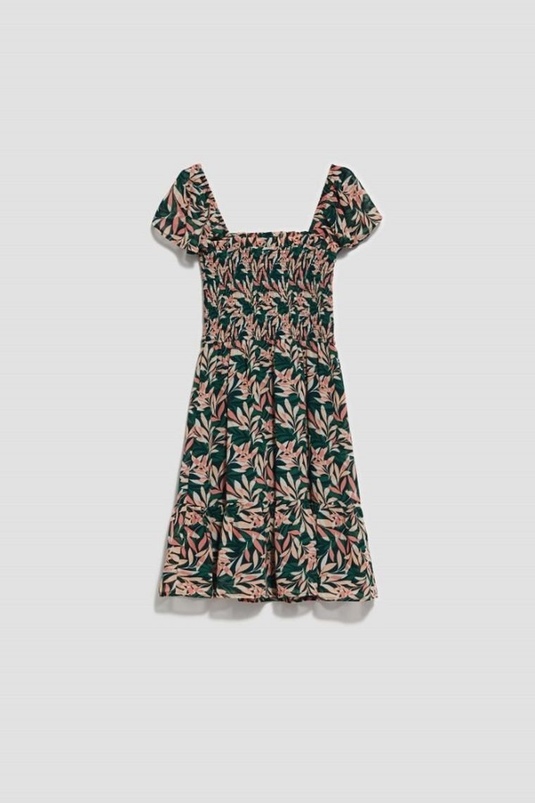 Sukienka damska, zielona, Moodo