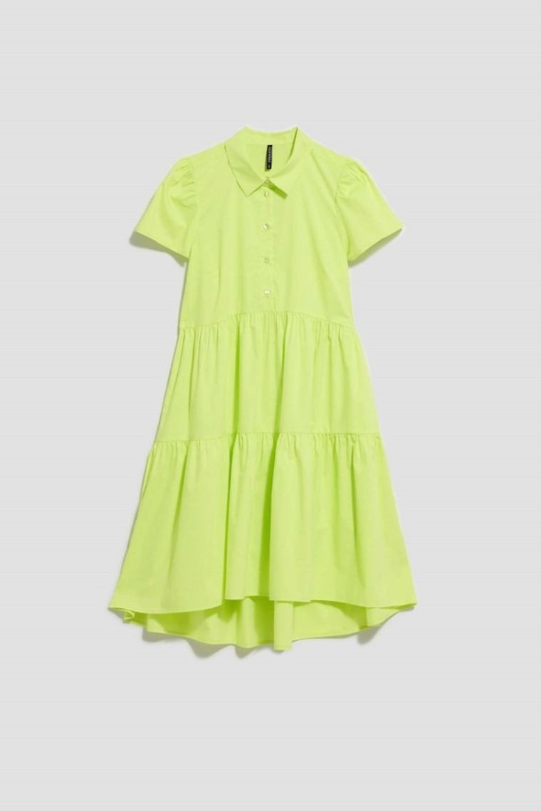 Sukienka damska, zielona, Moodo