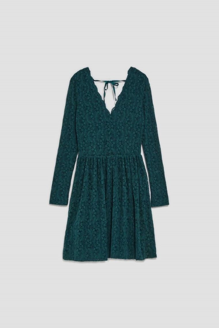 Sukienka damska, zielona, Moodo