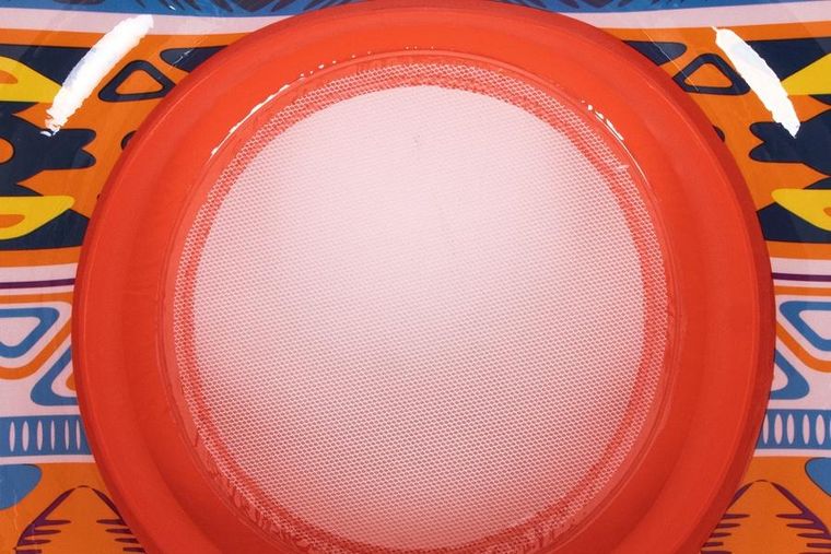 Sun Club, dmuchany fotel do pływania, boho, 93-40 cm