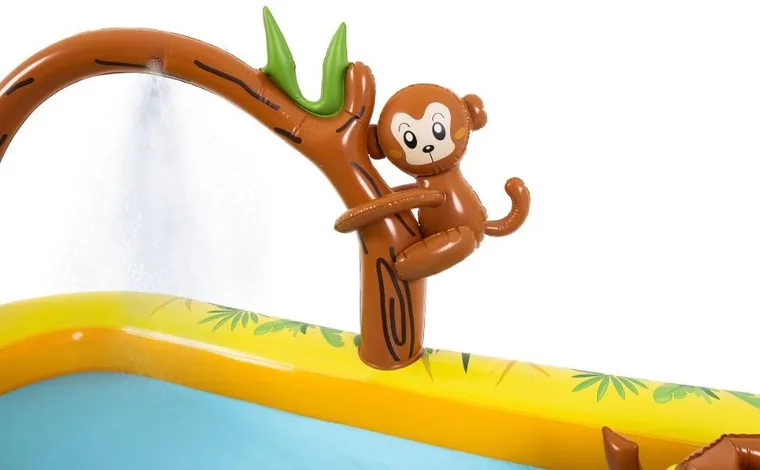 Sun Club, plac zabaw, basen dmuchany, zwierzątka, 214-167 cm