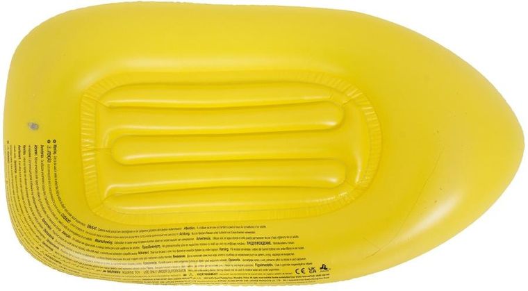 Sun Club, ponton plażowy, żółty, 112-70 cm