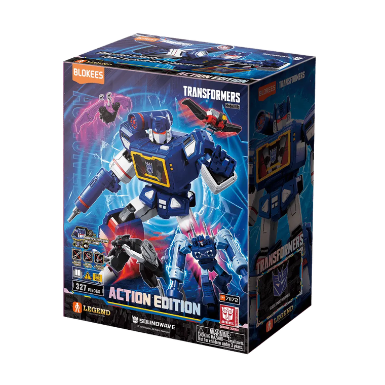 Superbuzz, Blokees, Transformers, Action Edition, Soundwave, figurka kolekcjonerska