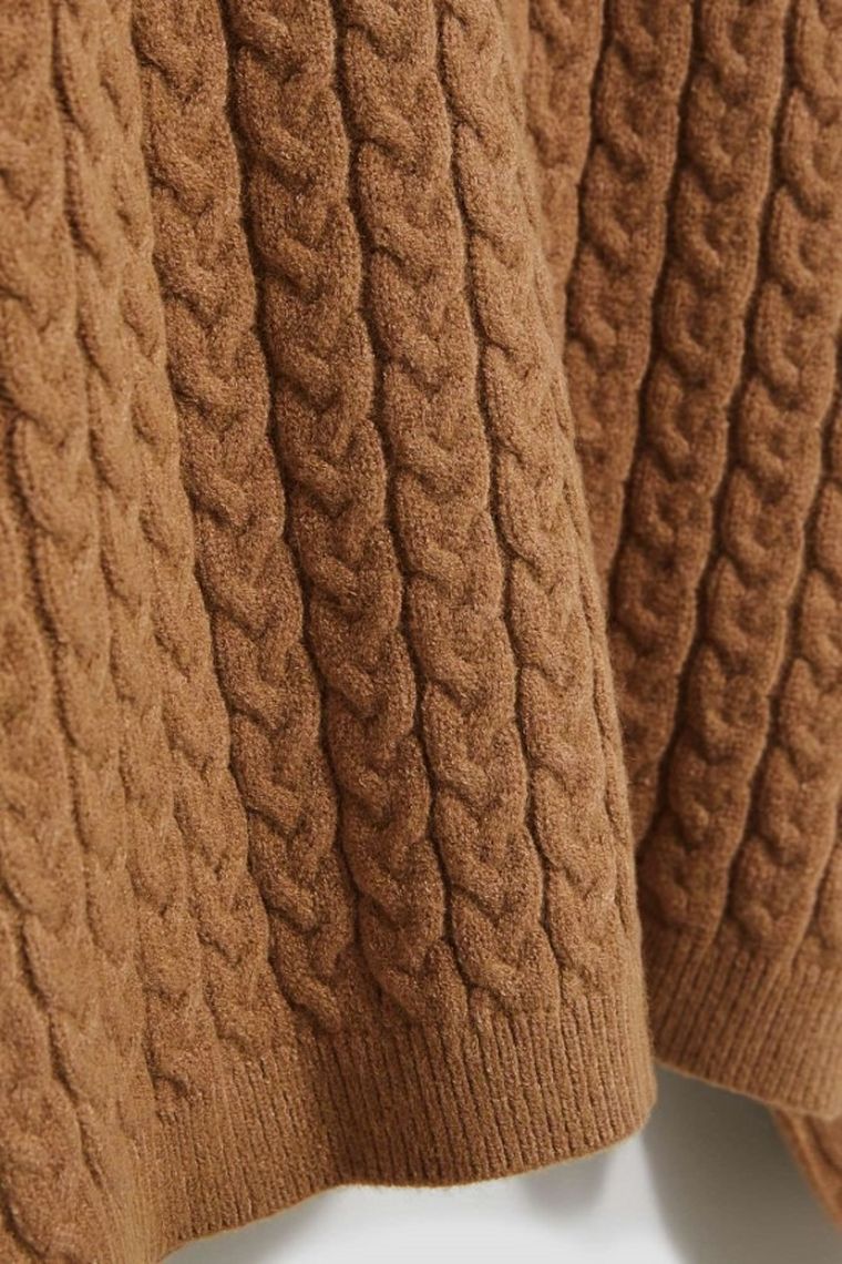 Sweter damski, beżowy, Moodo