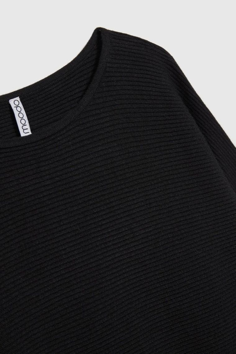 Sweter damski, czarny, Moodo