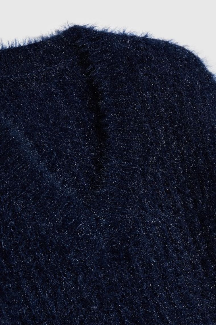 Sweter damski, granatowy, Moodo