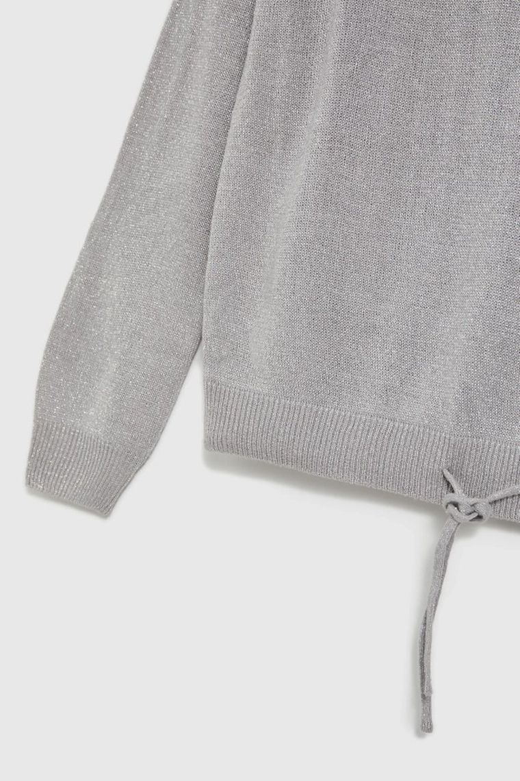 Sweter damski, szary, Moodo