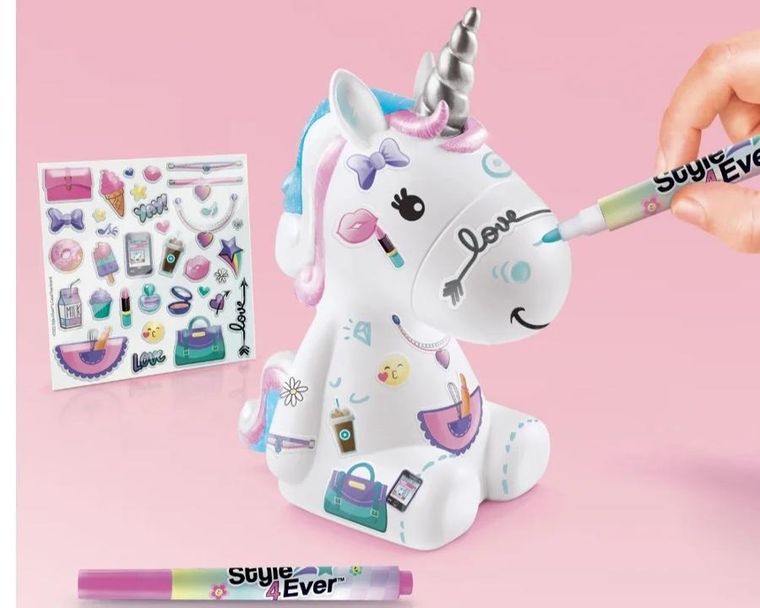 Świecące Dekorożce, Rodzinka Jednorożców DIY, figurki do dekorowania