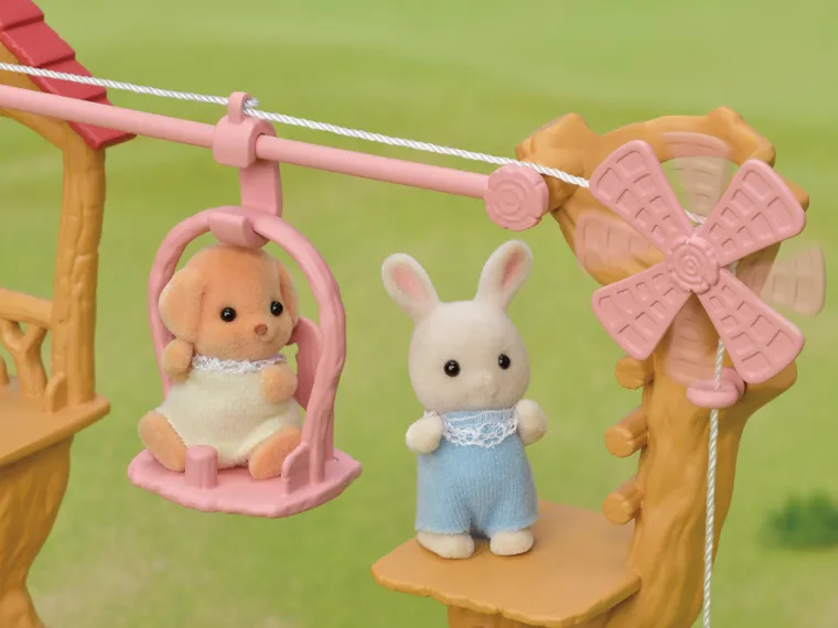 Sylvanian Families, Kolejka linowa z figurką, 5452