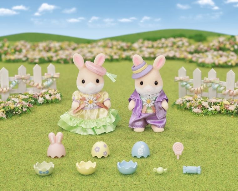 Sylvanian Families, Króliczki w koszyczku, figurki z akcesoriami, 5691