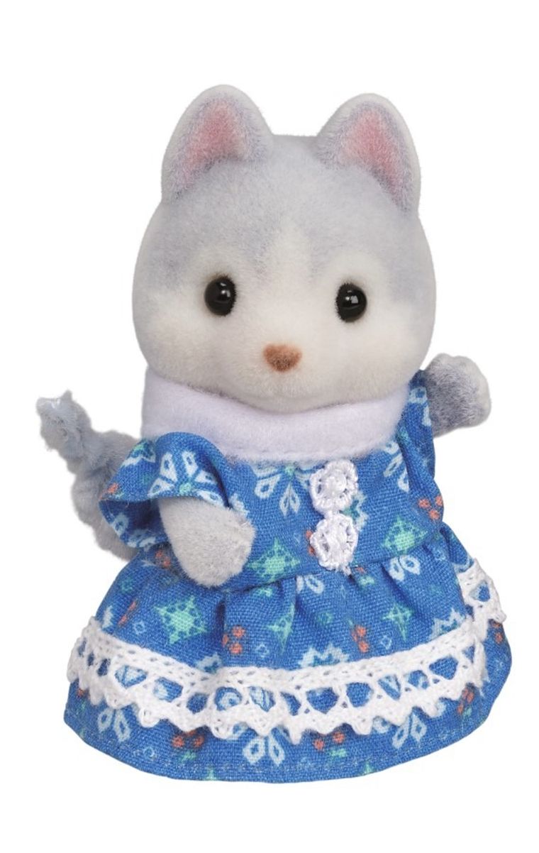 Sylvanian Families, Pieski Husky na rowerze, zestaw z figurkami, 5637