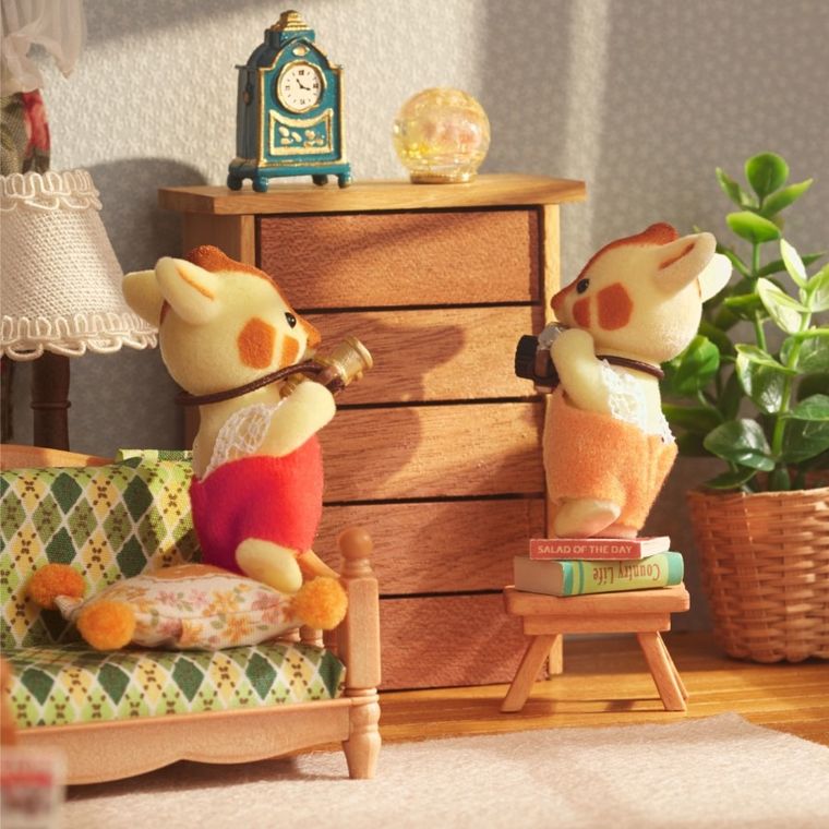 Sylvanian Families, rodzina żyraf z długą szyją, zestaw figurek, 5639