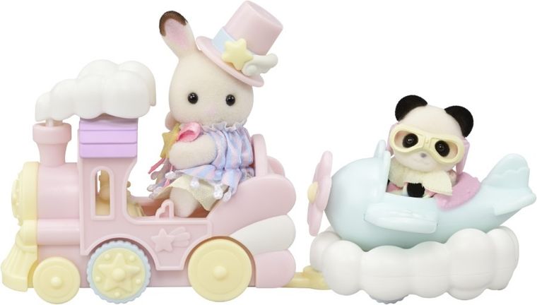 Sylvanian Families, Zabawne pojazdy z parku rozrywki, zestaw z figurkami, 5819