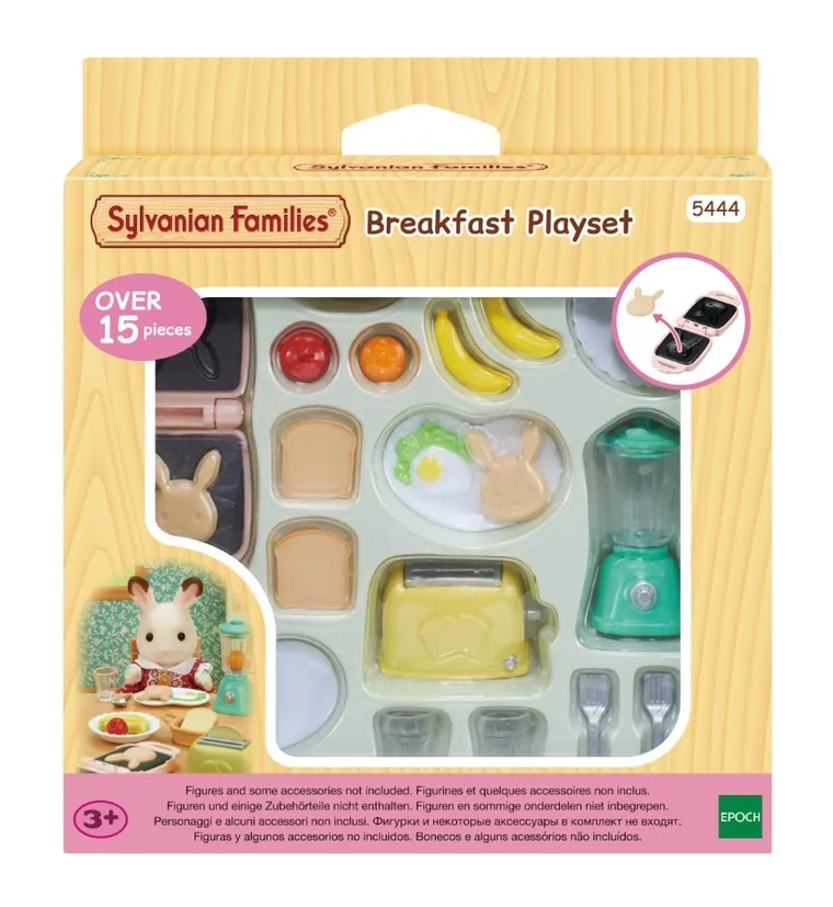 Sylvanian Families, zestaw śniadaniowy z tosterem, 5444